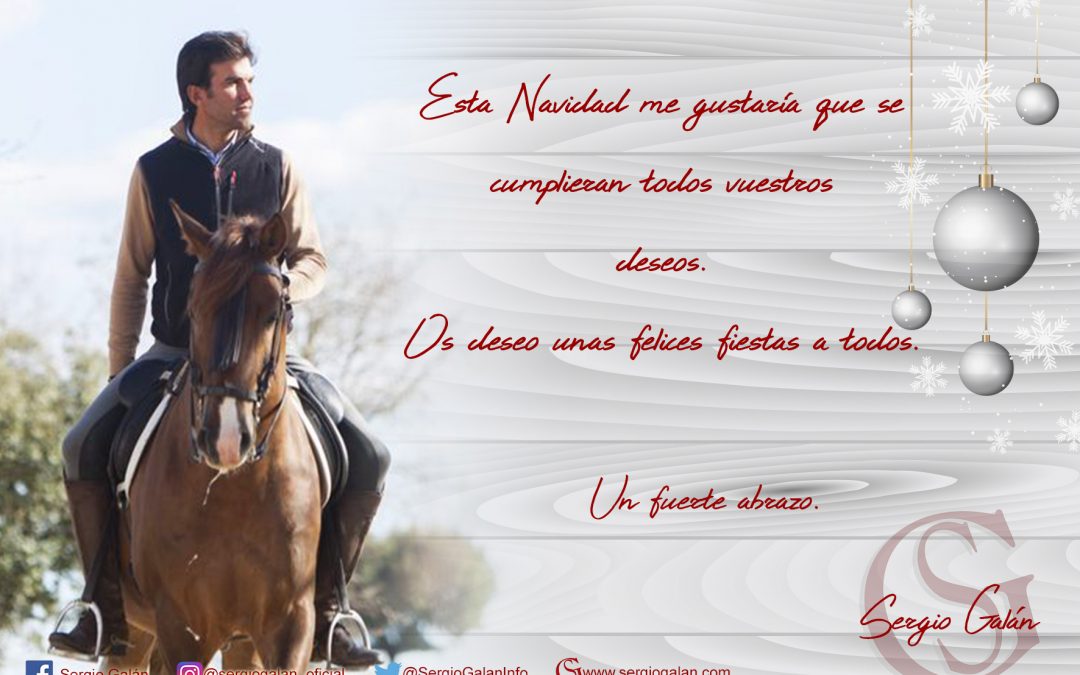Sergio os desea Feliz Navidad