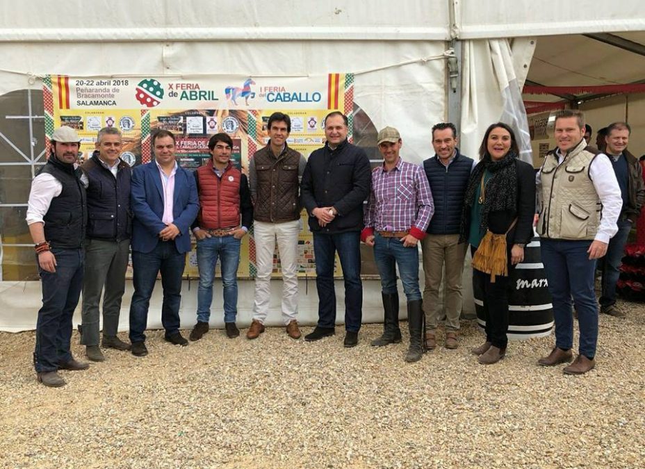Sergio Galán en la Feria del Caballo de Bracamonte.