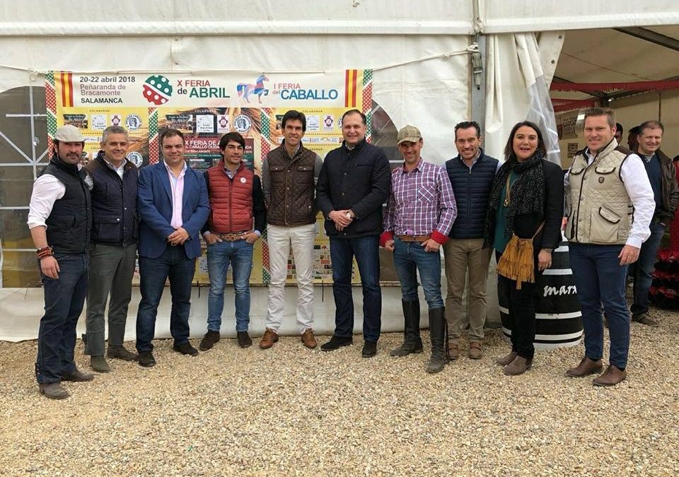 Sergio Galán en la Feria del Caballo de Bracamonte.