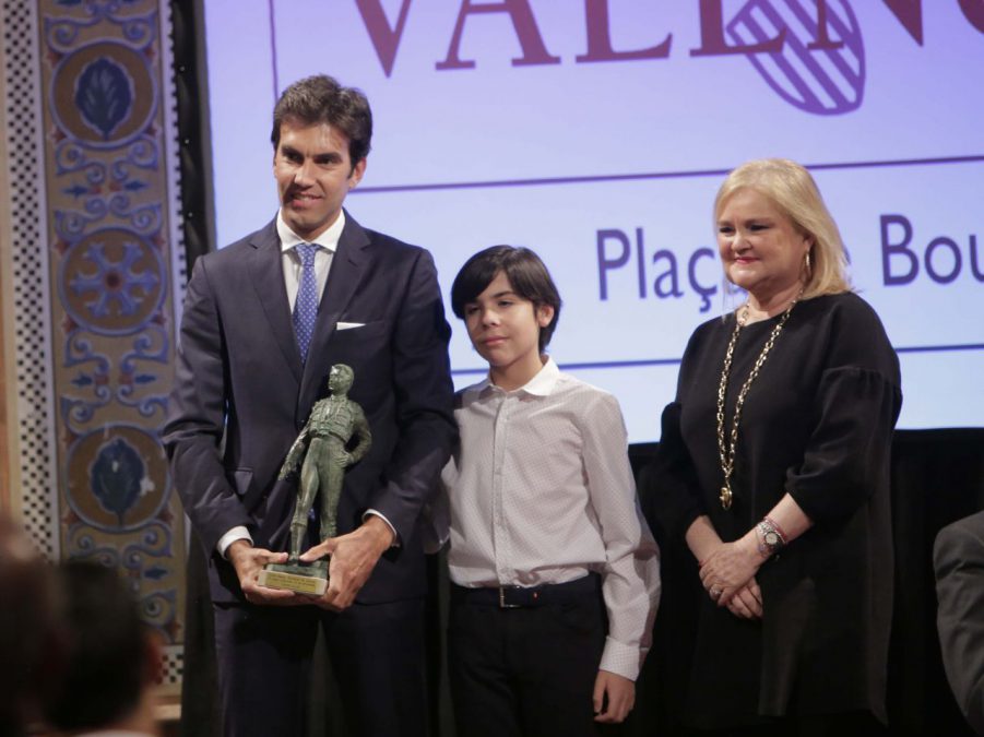 Sergio Galán recoge el Premio al Mejor Rejoneador en Valencia