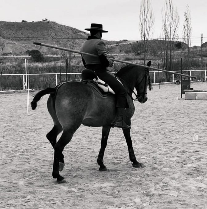 Tres campeones en Equitación de Trabajo con el hierro de Sergio Galán