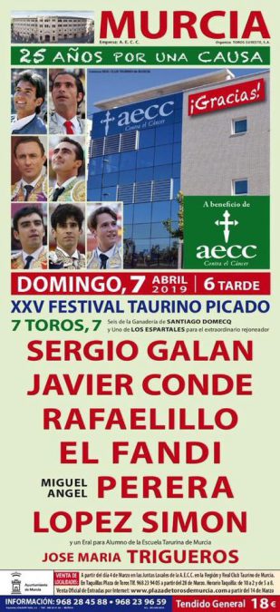 Festival de Murcia, contra el cáncer